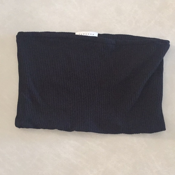 Two top shop cropped rubber tube tops - Picture 2 of 3